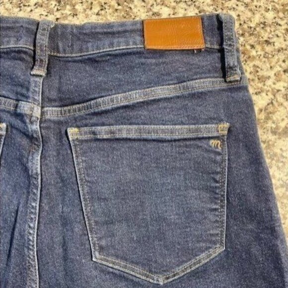 Madewell Women’s Jeans 32 Curvy High Rise Skinny Blue Denim Stretch Zip Button - Picture 7 of 13
